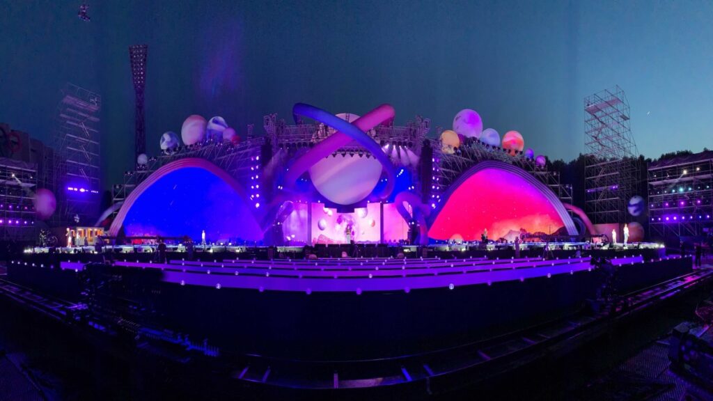 BTS members RM, Jin, Suga, J-Hope, Jimin, V and Jungkook during Arirang comeback live concert announcement in Seoul