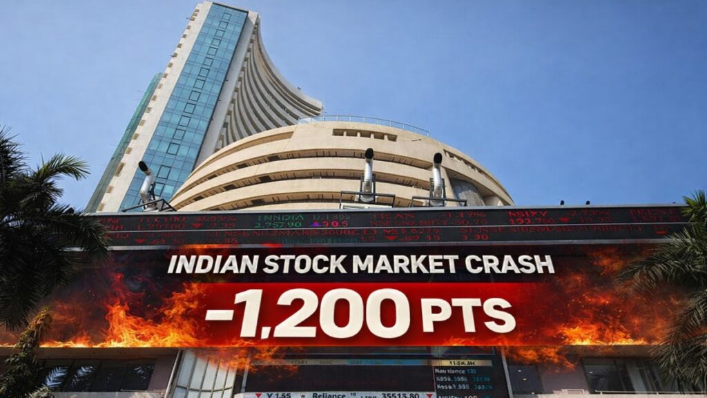 Indian stock market crash