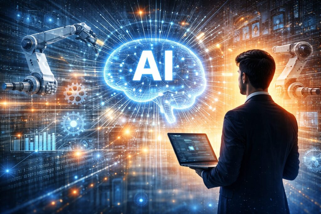 Infosys co-founder Narayana Murthy speaking about AI disruption and its impact on Indian youth employment