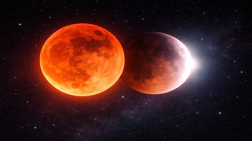 Total Lunar Eclipse March 3 2026 Blood Moon peak at 6:33 AM EST visible in North America Australia and Asia