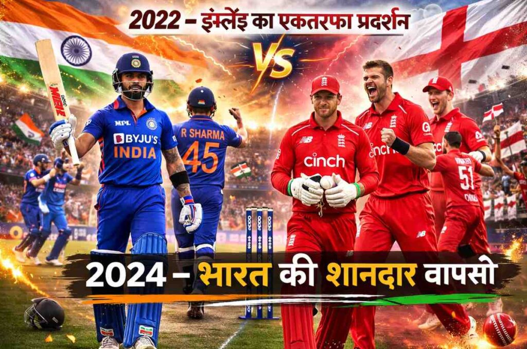 India vs England T20 World Cup semifinal 2022 and 2024 match moments