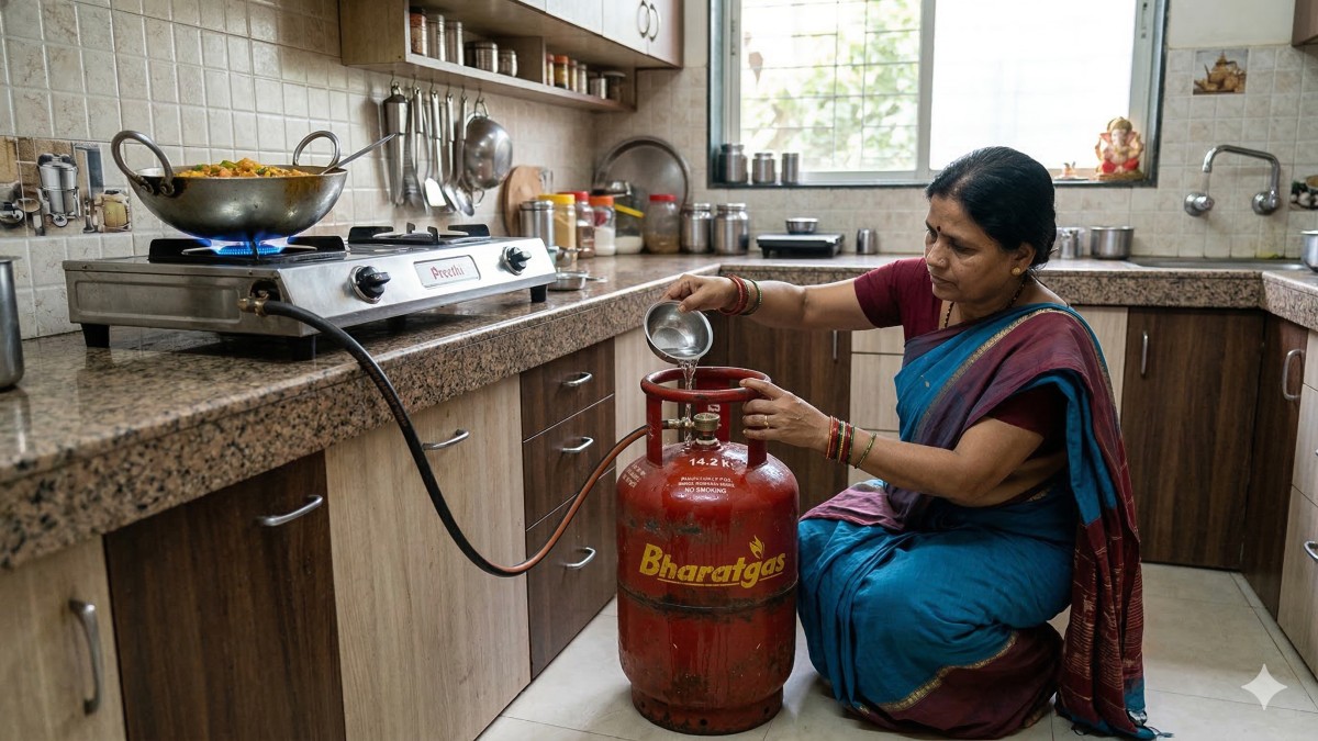 घर पर LPG सिलेंडर में गैस लेवल चेक करने के आसान तरीके