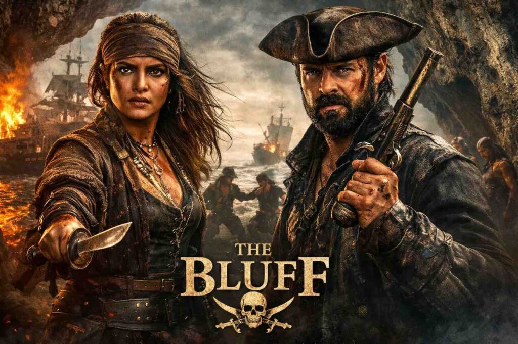 Priyanka Chopra pirate action scene in The Bluff movie with Karl Urban intense battle scene