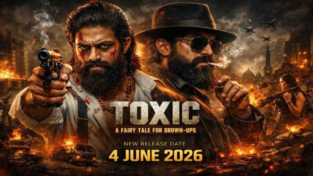 Yash Toxic A Fairy Tale for Grown-Ups new release date 4 June 2026 movie poster