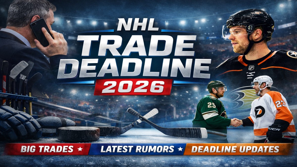 NHL Trade Deadline 2026 updates showing hockey trades, player transfers and team negotiations